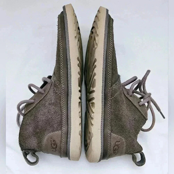 UGG Neumal GREY SUEDE HIGH TOP Unisex SHOES SIZE US 5 S/N 1020369 - Picture 6 of 9